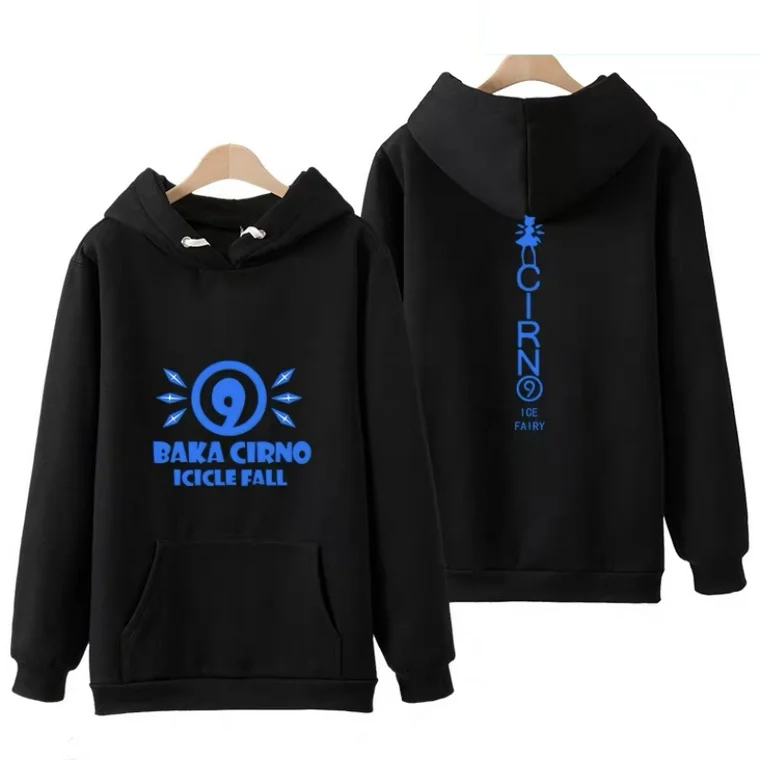 Coats Anime Touhou Project 3D Print Hoodies Boys/girls Cirno Remilia Scarlet Flandre Scarlet Pullover Sweatshirt Cosplay Costume