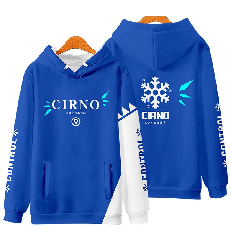 Coats Anime Touhou Project 3D Print Hoodies Boys/girls Cirno Remilia Scarlet Flandre Scarlet Pullover Sweatshirt Cosplay Costume