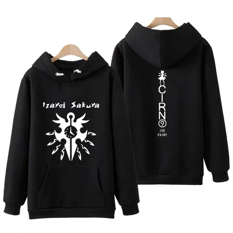 Coats Anime Touhou Project 3D Print Hoodies Boys/girls Cirno Remilia Scarlet Flandre Scarlet Pullover Sweatshirt Cosplay Costume