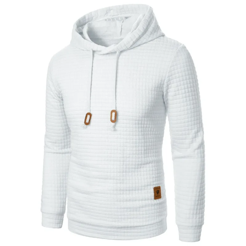 New Outdoor Men's Long Sleeve Hoodie Sweatshirts Autum Breathable Solid Color Coats Sport Streetwear Pullover Tracksuit Men