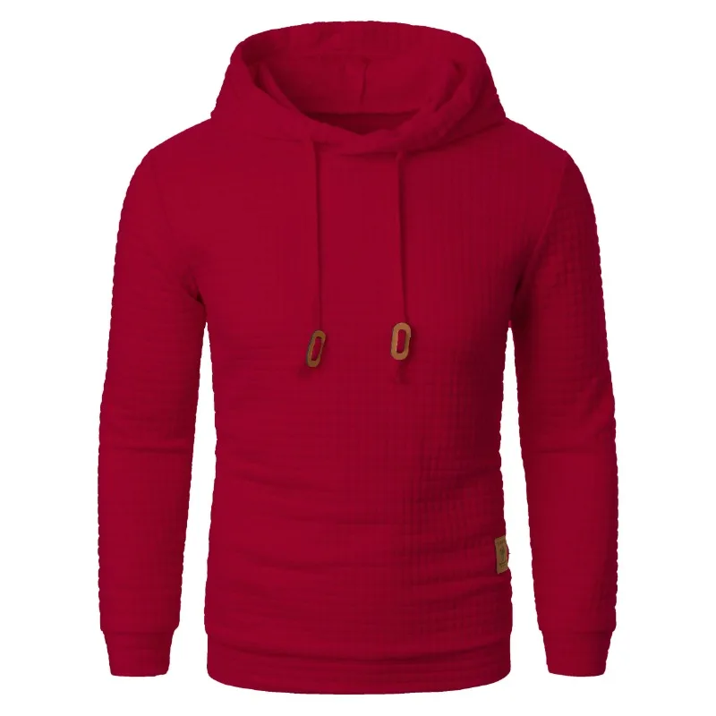 New Outdoor Men's Long Sleeve Hoodie Sweatshirts Autum Breathable Solid Color Coats Sport Streetwear Pullover Tracksuit Men