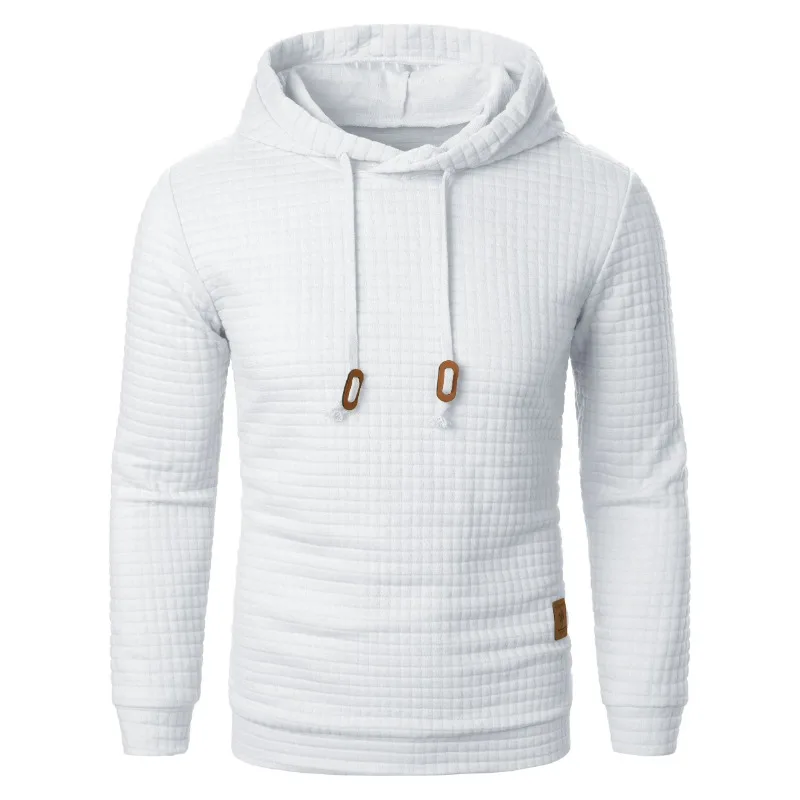 New Outdoor Men's Long Sleeve Hoodie Sweatshirts Autum Breathable Solid Color Coats Sport Streetwear Pullover Tracksuit Men