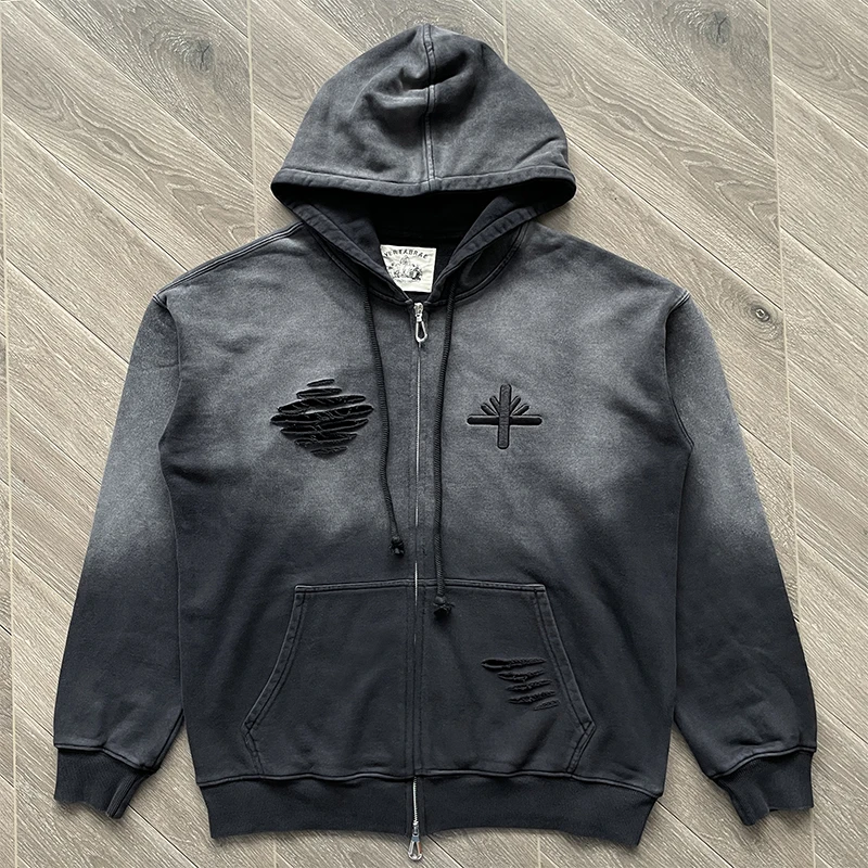 Vertabrae Embroidered Logo Hoodie