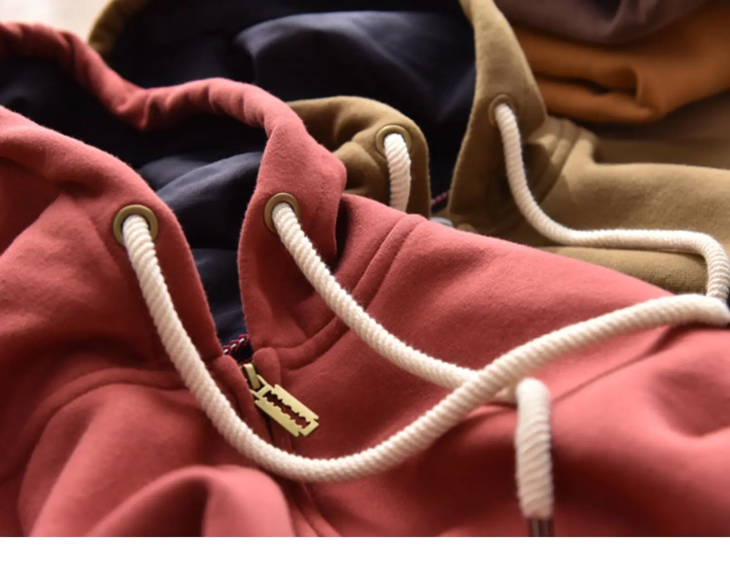 Heavyweight Autumn Winter Fleece Hooded Sweatshirt for Men Japan Casual Fit Couple Warm Hoodie High Street Zipper Up Cardigan