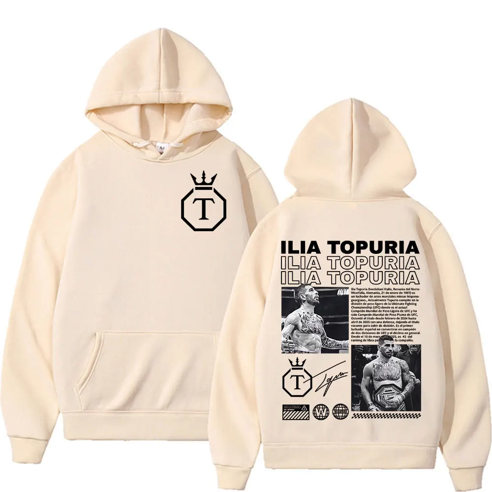 Limited El Matador Ilia Topuria Merch Hoodies Men Women Cotton Casual High Quality Sweatshirts Retro Fashion Oversized Pullovers