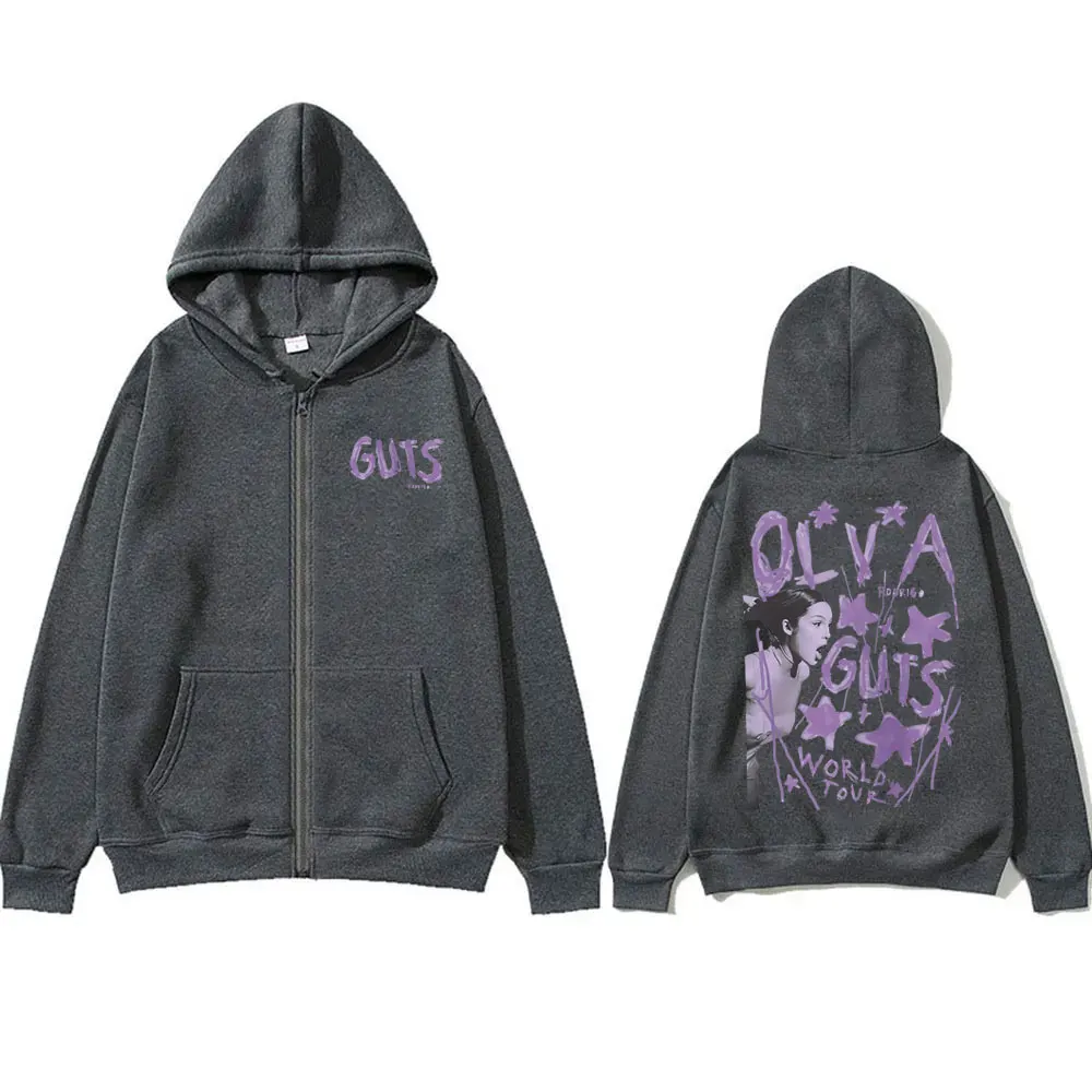 Rock Band Korn Follow The Leader Tour 2014 Zipper Hoodie Men Women Retro Gothic Metal Zip Up Jacket Casual Oversized Sweatshirts