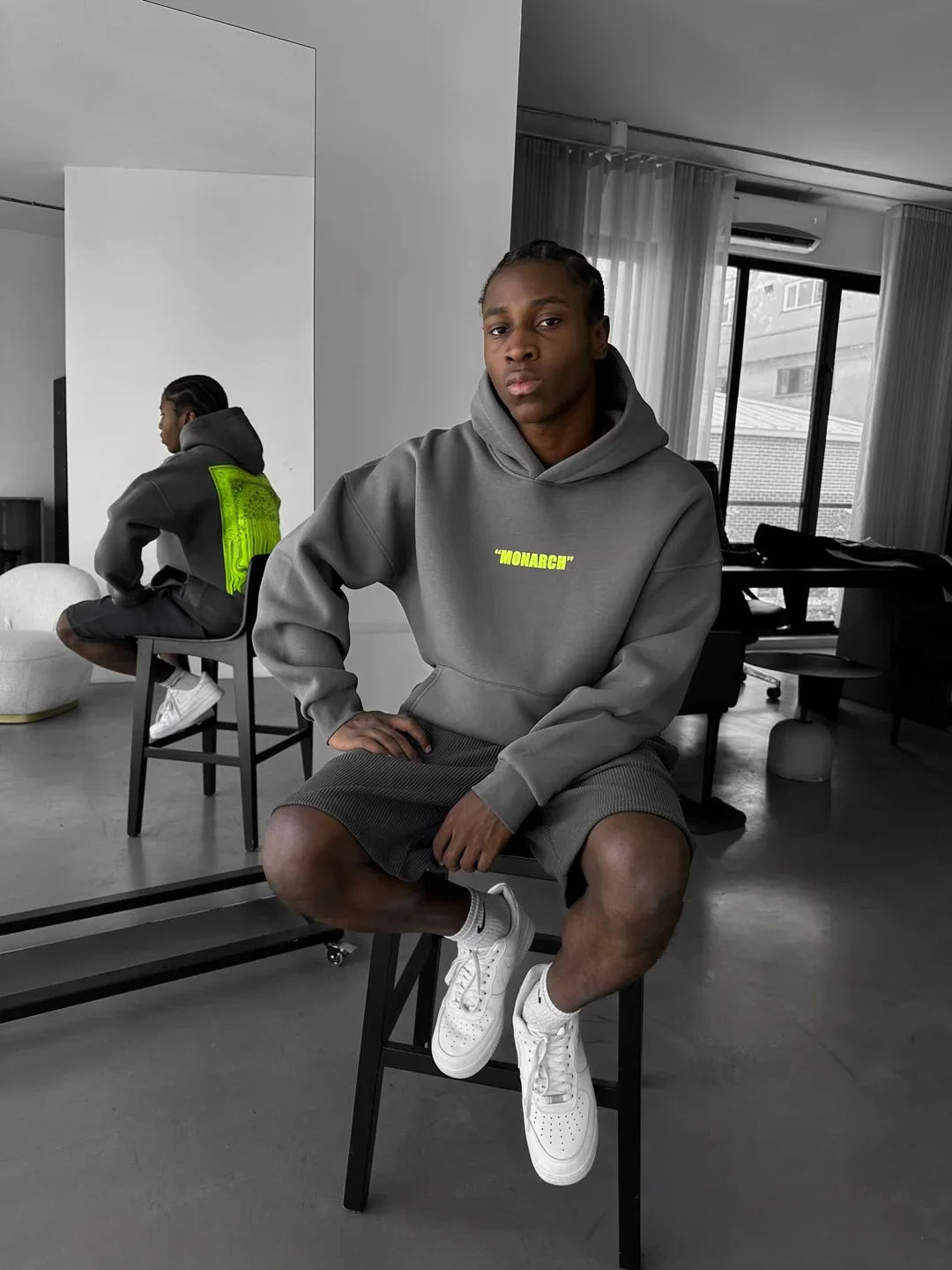 Hip Hop Green Foam Printing Hoodies Harajuku Oversized Mens Womens Hoodie Couples Y2k Streetwear Sweatshirt Men Clothing