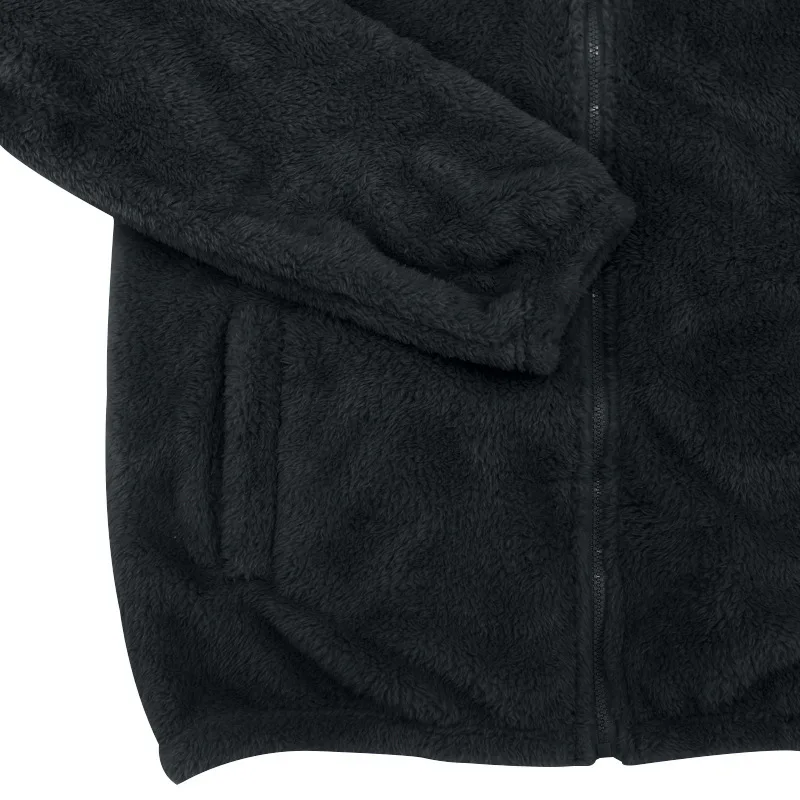 Men Fleece Hoodie Coats Autumn Winter Male Warm Hoody Zip Up Loose Sweatshirt Coats Outwear FYY-90094
