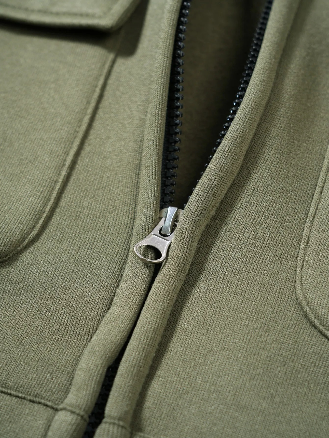 JOMA Men's Loose Fleece-lined Hoodie Jacket with Multiple Pockets Retro American Style Spring Autumn Winter Casual Outerwear