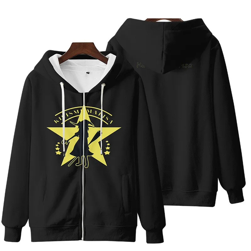 Japanese Anime Touhou Project Zipper Sweatshirt Unisex Long Sleeve Women Men Hoodie Harajuku Streetwear Clothes Cosplay Costume