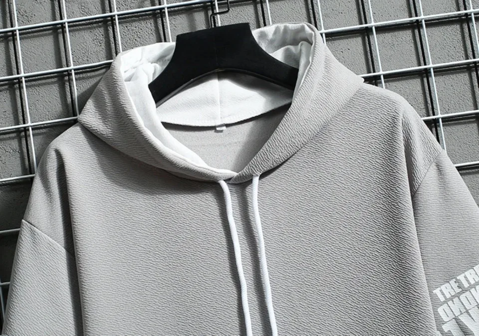 T Shirt for Men Hoodies Summer Sport Clothing Cat Casual T-shirt Harajuku Streetwear Print Hooded Top Short Sleeve Sweatshirts