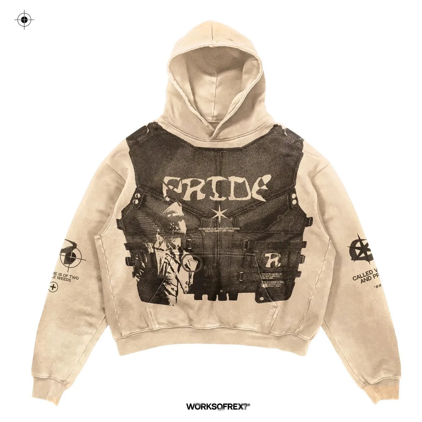 Autumn and Spring New Fashion Trend Print American Vintage Hoodie Men's Casual Loose Sports High Quality Plus Size Jacket M-6XL
