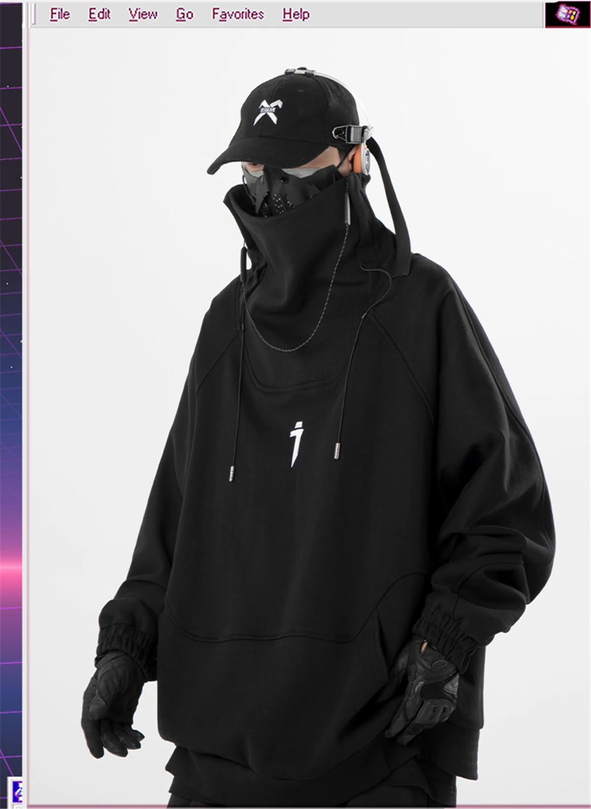 11 BYBB'S DARK 2023 Winter Fleece Turtleneck Sweatshirts Techwear Men Women Harajuku Tactical Functional Hoodie Hip Hop Pullover