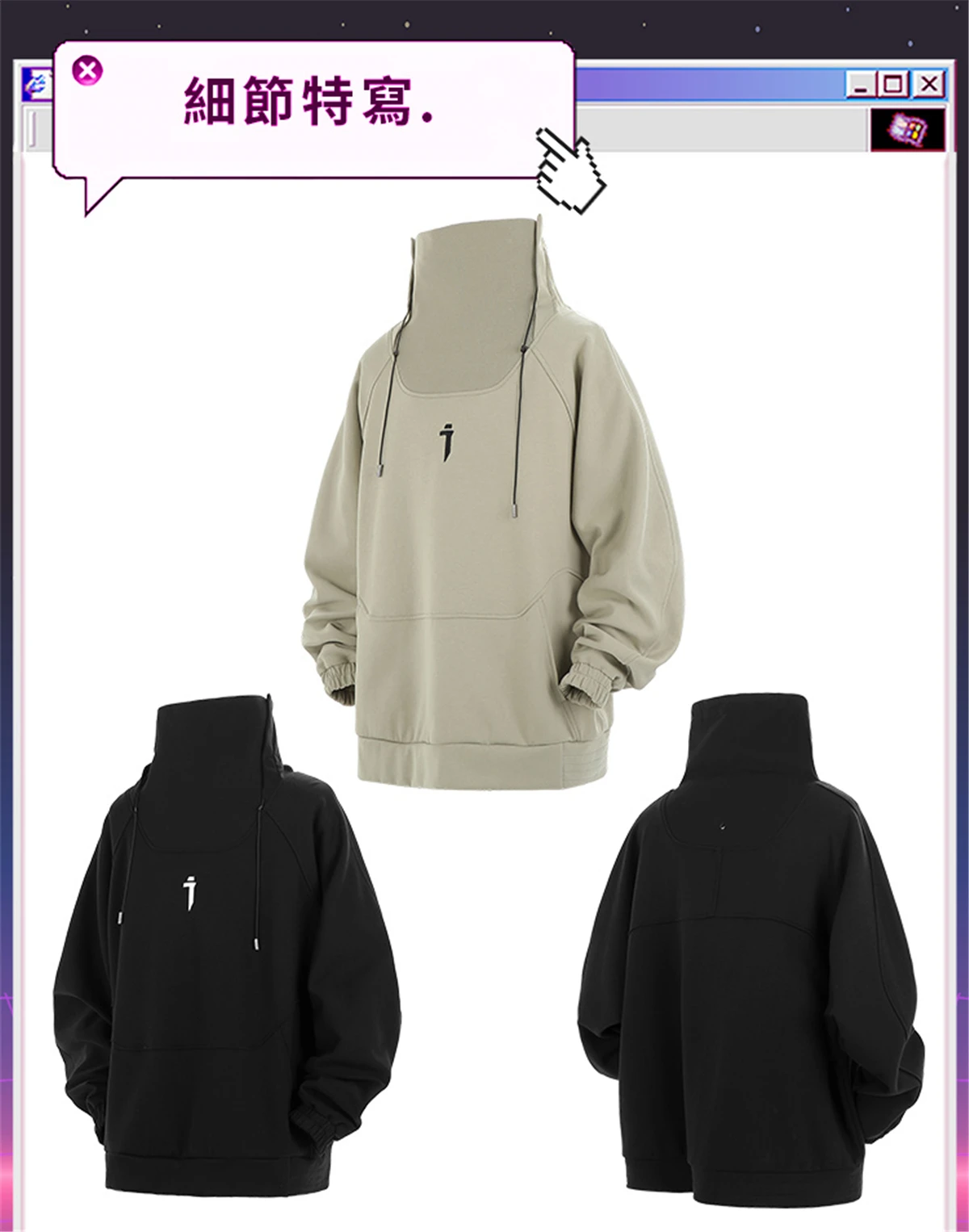 11 BYBB'S DARK 2023 Winter Fleece Turtleneck Sweatshirts Techwear Men Women Harajuku Tactical Functional Hoodie Hip Hop Pullover