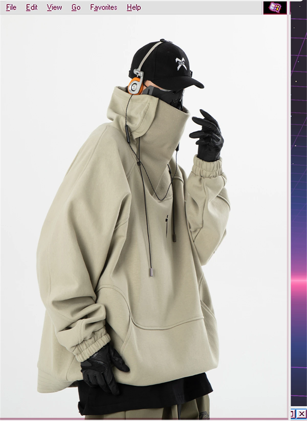 11 BYBB'S DARK 2023 Winter Fleece Turtleneck Sweatshirts Techwear Men Women Harajuku Tactical Functional Hoodie Hip Hop Pullover