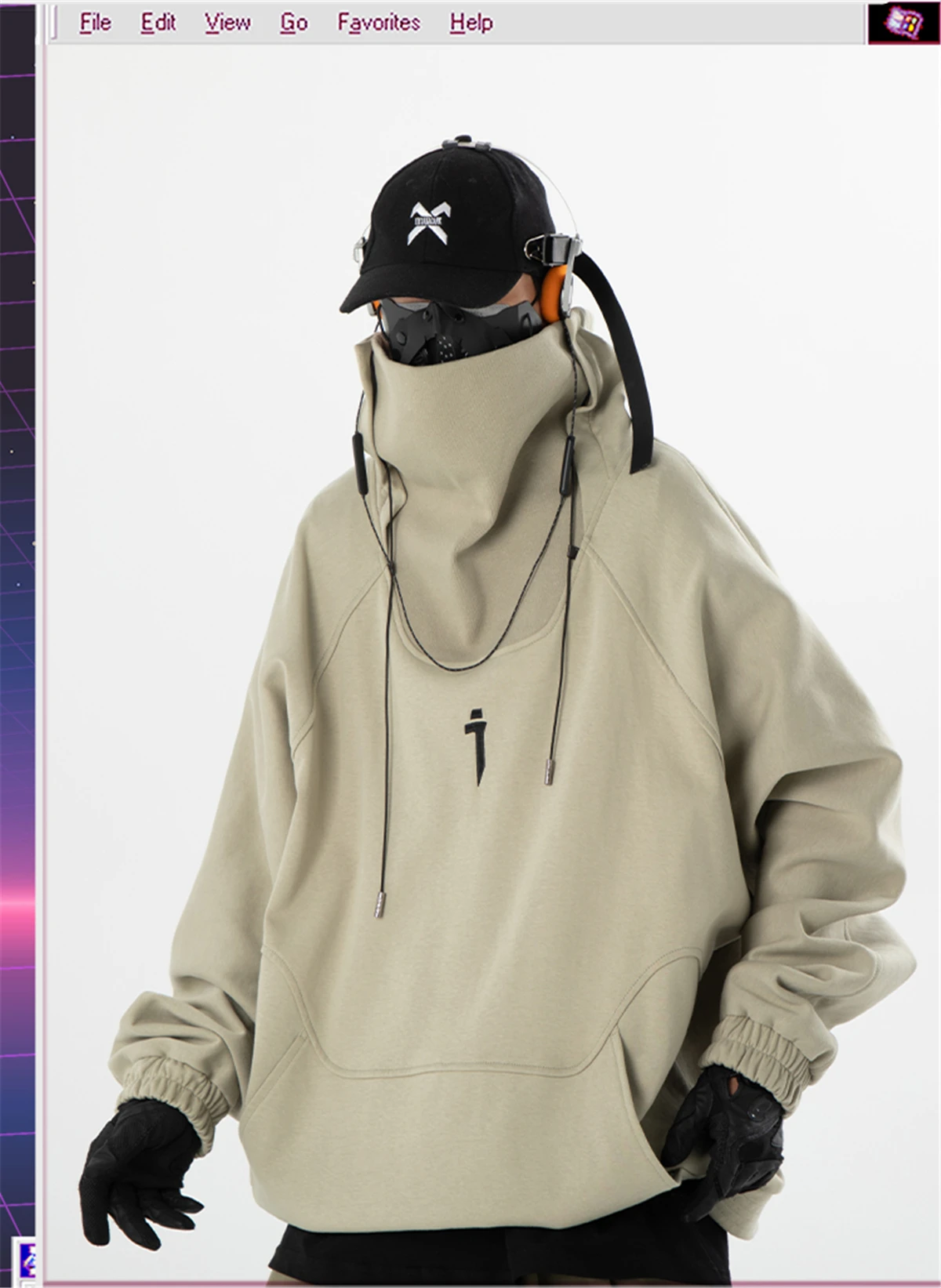 11 BYBB'S DARK 2023 Winter Fleece Turtleneck Sweatshirts Techwear Men Women Harajuku Tactical Functional Hoodie Hip Hop Pullover