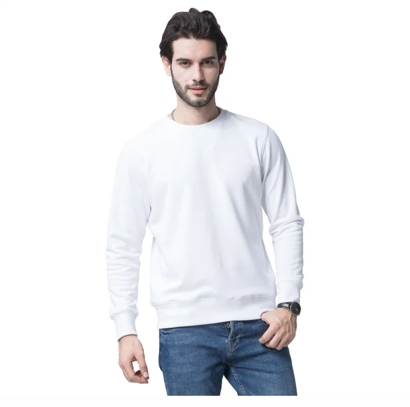 Fashion Men Women Cotton Sweatshirt Custom Logo Company Team Casual Sportswear Printing Design Terry Pullover Embroidery Pattern