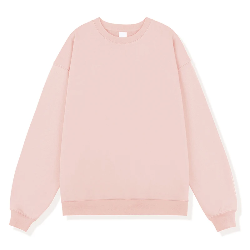GAAJ 100% Cotton Sweatshirt Men Women,Brand Solid Streetwear,Autum Winter Long Sleeve Pullover,Quality Unisex Clothing,320Gsm