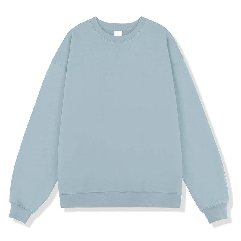 GAAJ 100% Cotton Sweatshirt Men Women,Brand Solid Streetwear,Autum Winter Long Sleeve Pullover,Quality Unisex Clothing,320Gsm