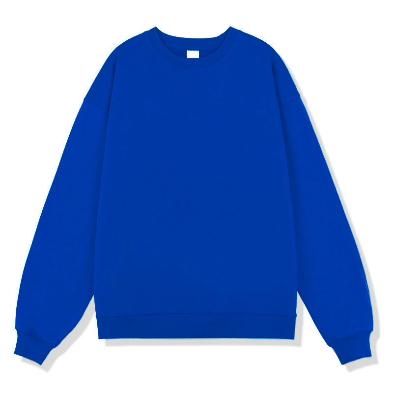 GAAJ 100% Cotton Sweatshirt Men Women,Brand Solid Streetwear,Autum Winter Long Sleeve Pullover,Quality Unisex Clothing,320Gsm