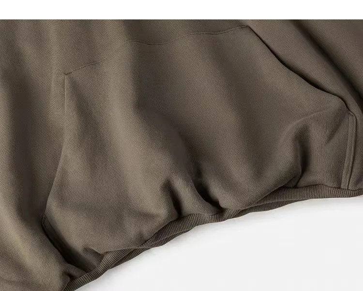 Men's Designer Oversized Hip Hop Hoodies Loose Fit Hooded Sweatshirt For Male Baggy Solid Color Pullover Hoody Tops