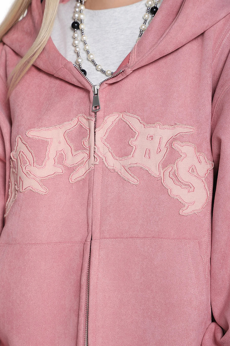 Vintage Suede Hoodies Patchwork Loose Hooded Hoodies Jacket Streetwear Harajuku Hip Hop Oversized Hoodie Sweatshirts