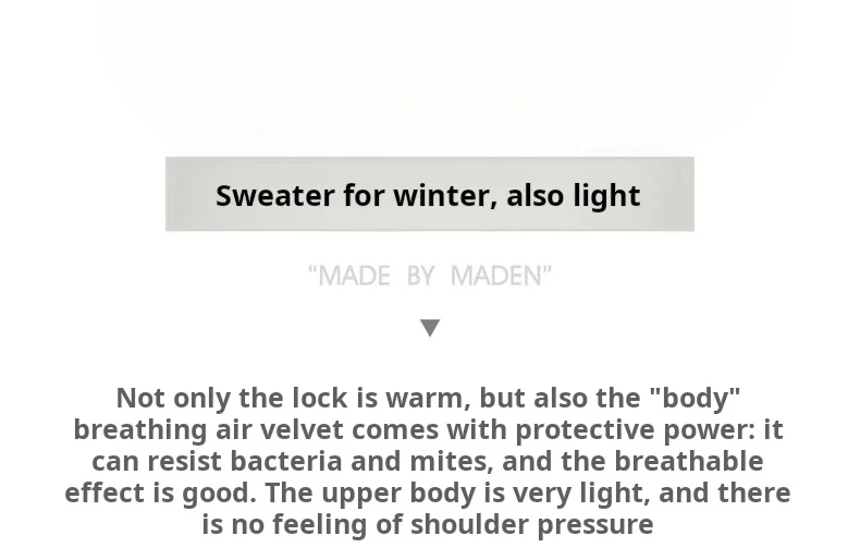 Maden Men's Big Pocket Hoodie Plush Lined Water Resistant Pullover Drop Shoulder Gather Sleeve Winter Coat for Casual Commuting
