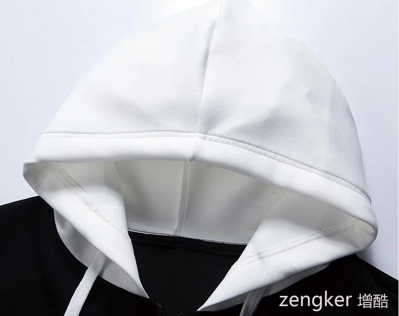 Large Size Cardigan Hoodie Versatile Hooded Hoodie Jacket Spring Autumn New Fashion Brand Patchwork Jacket zip up hoodie