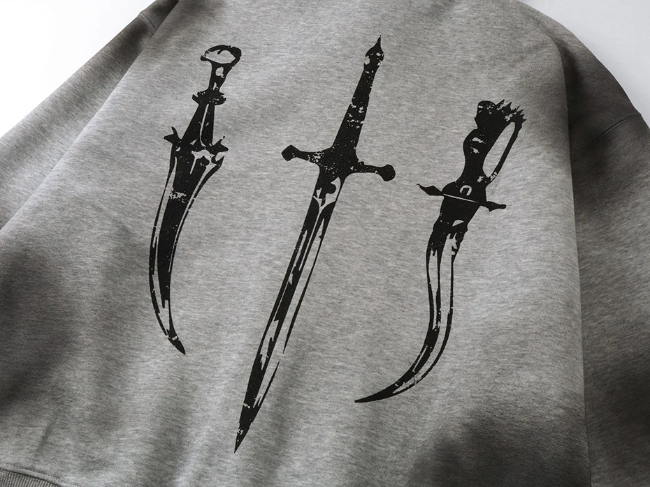 Fur Collar Hoodies Jackets Y2K Harajuku Oversized Hoodie Men Streetwear Hip Hop Loose Hooded Sweatshirts