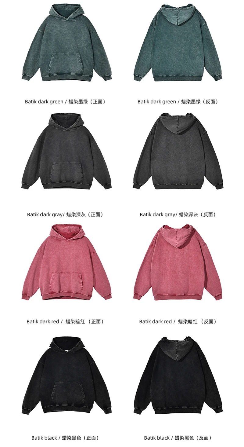 ZODF New Autumn Winter Men 420gsm Hoodies Streetwears High Street Heavy Weight Washed Cotton Sweatshirts Brand Tracksuit HY0307