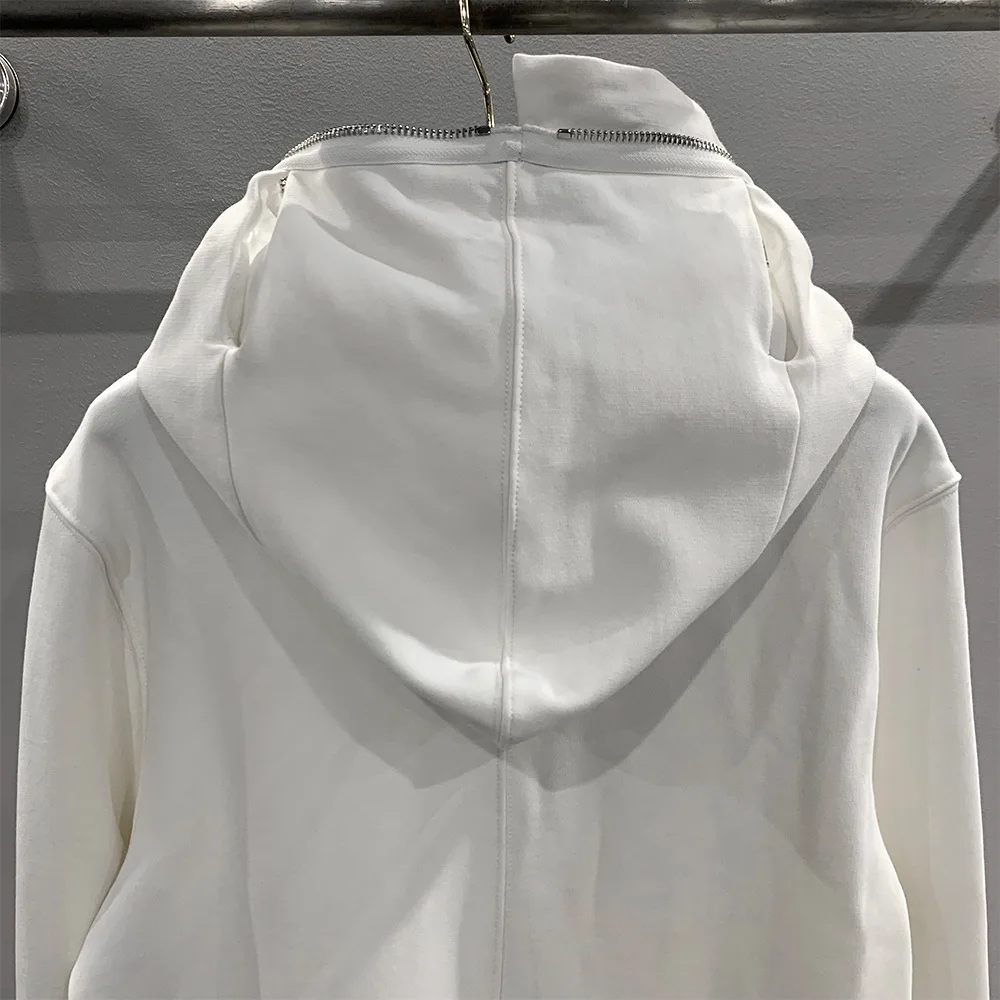 PFNW High Quality Darkwear White Masked Sweatshirt Cardigan Unisex Loose Casual Wizard Hat Cardigan Zipper Hoodies Tops 28W5556