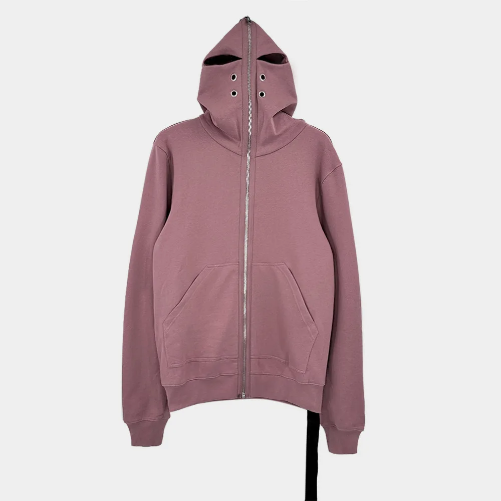 PFNW High Quality Darkwear White Masked Sweatshirt Cardigan Unisex Loose Casual Wizard Hat Cardigan Zipper Hoodies Tops 28W5556