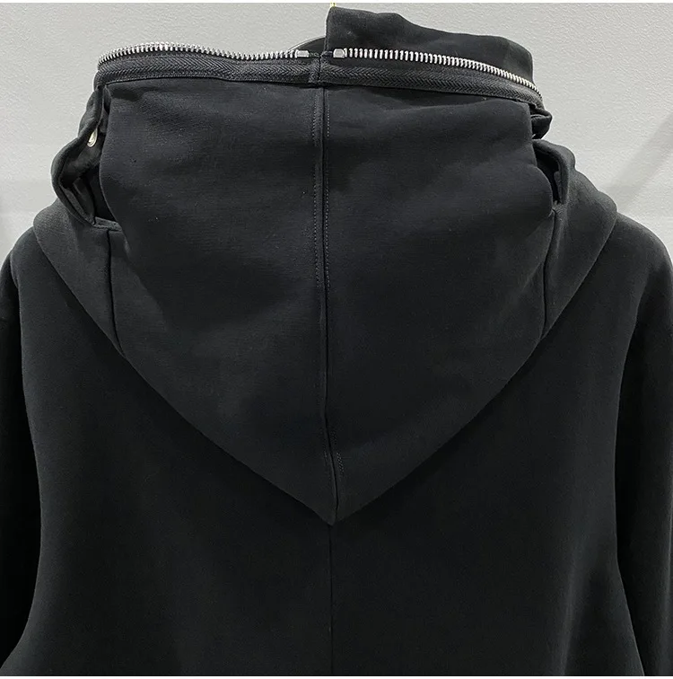 PFNW High Quality Darkwear White Masked Sweatshirt Cardigan Unisex Loose Casual Wizard Hat Cardigan Zipper Hoodies Tops 28W5556