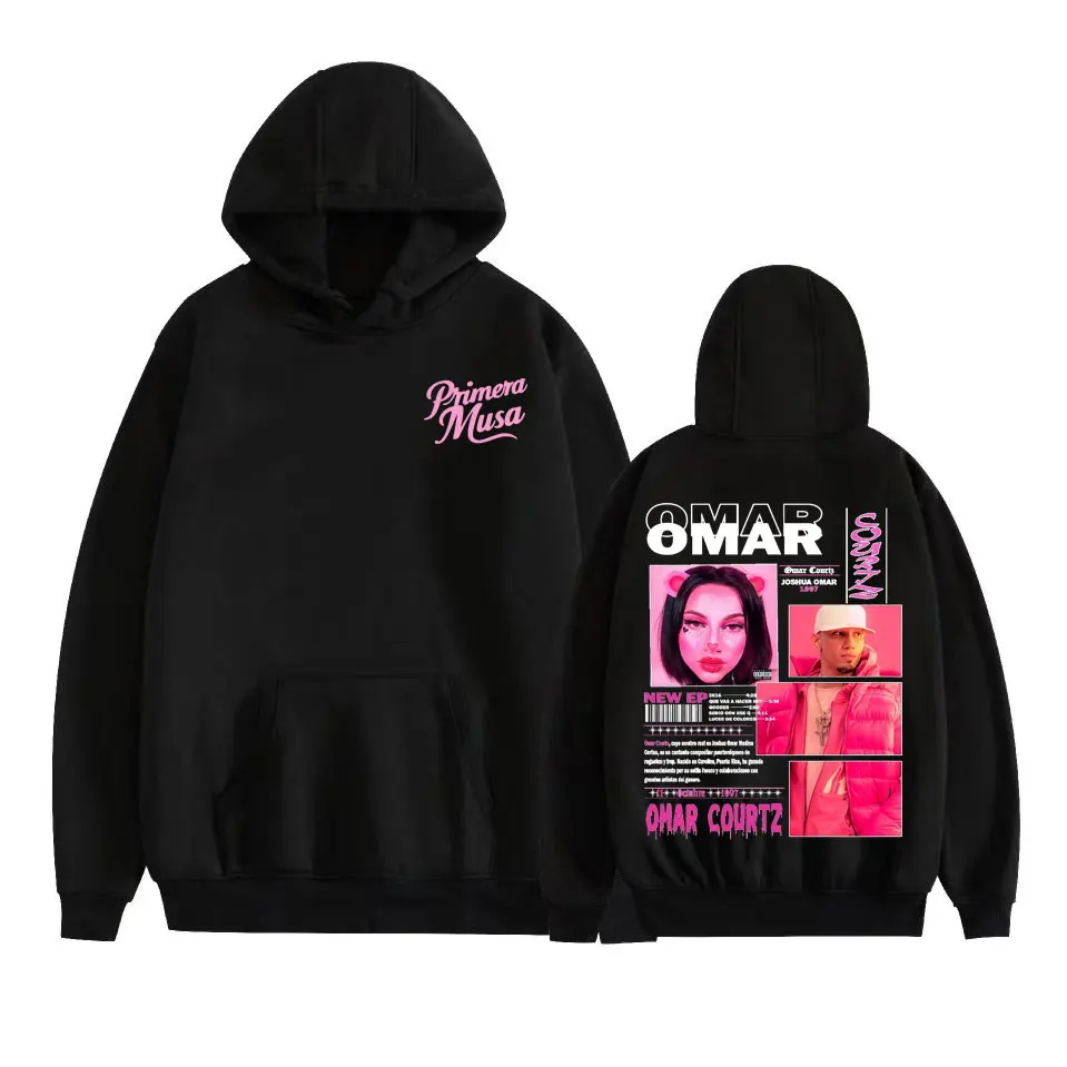Omar Courtz Primera Musa Graphic Hoodies Men Women Clothing Hip Hop Fashion Sweatshirt Harajuku Casual Fleece Hoodie Streetwear