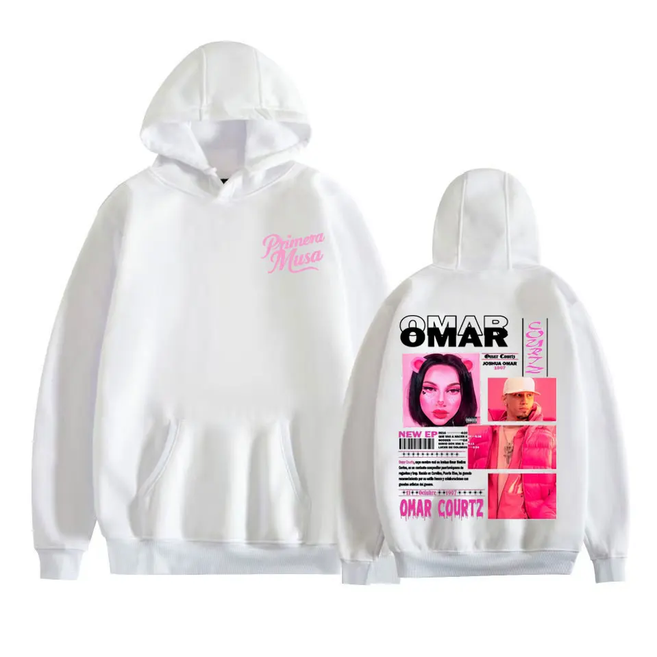 Omar Courtz Primera Musa Graphic Hoodies Men Women Clothing Hip Hop Fashion Sweatshirt Harajuku Casual Fleece Hoodie Streetwear