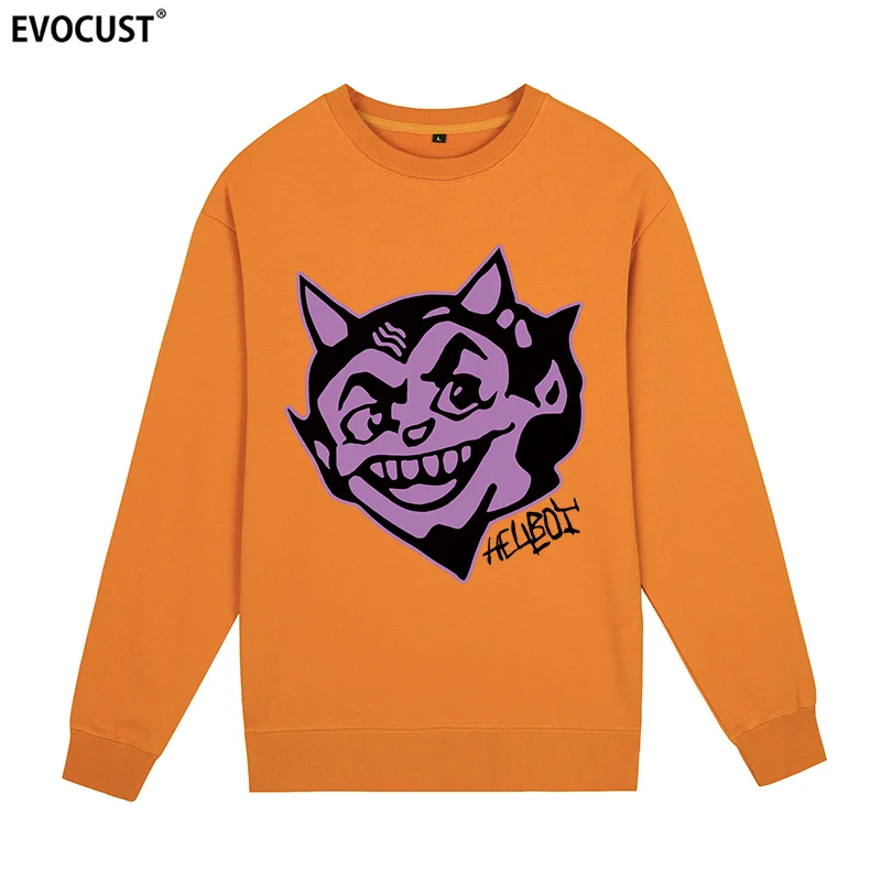 Lil Peep Hell Boy Vintage Sweatshirts Hoodies Men Women Skate Unisex Combed Cotton