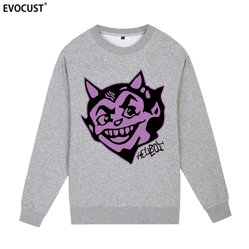Lil Peep Hell Boy Vintage Sweatshirts Hoodies Men Women Skate Unisex Combed Cotton