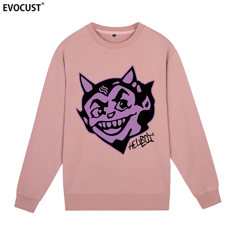 Lil Peep Hell Boy Vintage Sweatshirts Hoodies Men Women Skate Unisex Combed Cotton