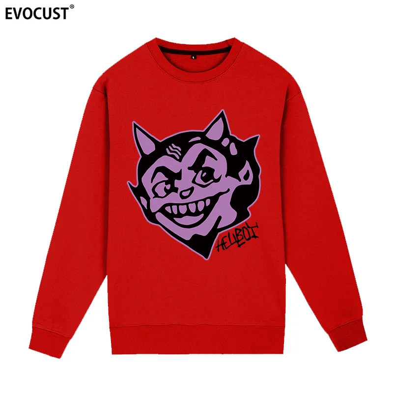 Lil Peep Hell Boy Vintage Sweatshirts Hoodies Men Women Skate Unisex Combed Cotton