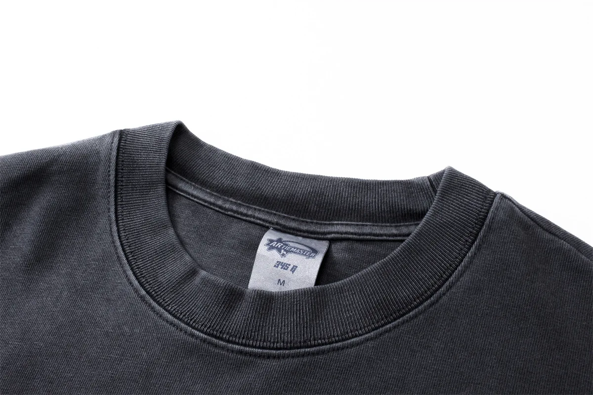 Spring Autumn New Fashion Men's American High Street Trendy Solid O-neck Hoodies Vintage Long Sleeved Fake 2 Sets of Clothing