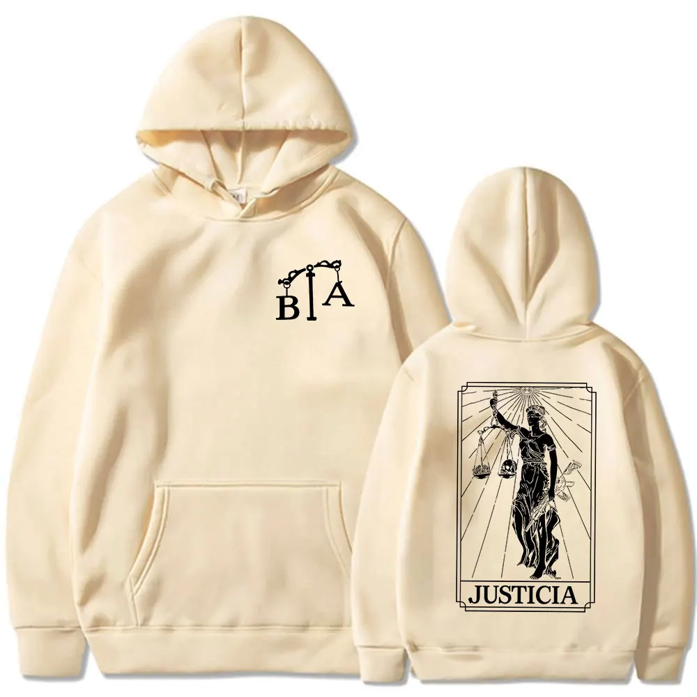 Justicia 2026 Brothers in Arms Double Sided Print Hoodies Men Women Clothing Fashion Sweatshirt Oversized Long Sleeve Pullovers