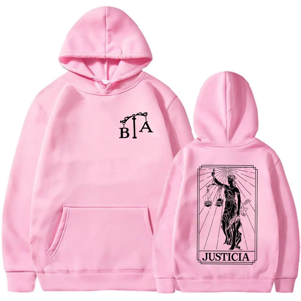 Justicia 2026 Brothers in Arms Double Sided Print Hoodies Men Women Clothing Fashion Sweatshirt Oversized Long Sleeve Pullovers