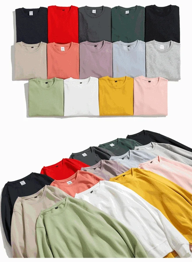 300gsm MRMT 2026 Brand New Men's Sweatshirts Solid-color Men Sweatshirts Pullover for Male Round Collar Man Sweatshirt Pullovers