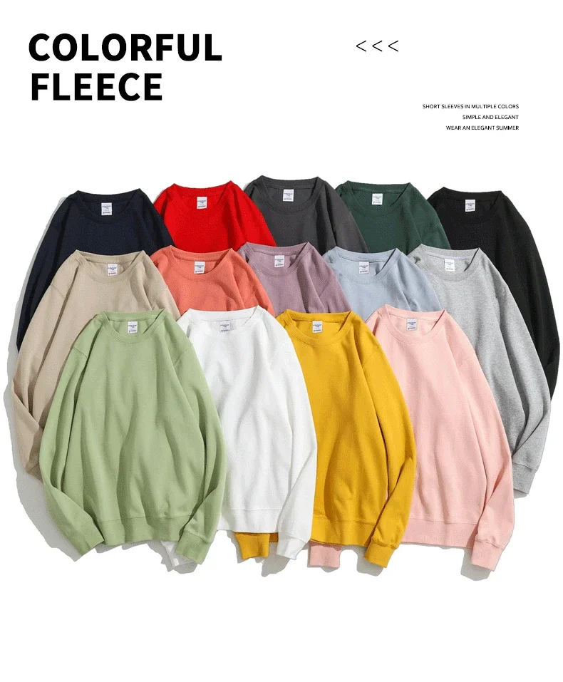 300gsm MRMT 2026 Brand New Men's Sweatshirts Solid-color Men Sweatshirts Pullover for Male Round Collar Man Sweatshirt Pullovers