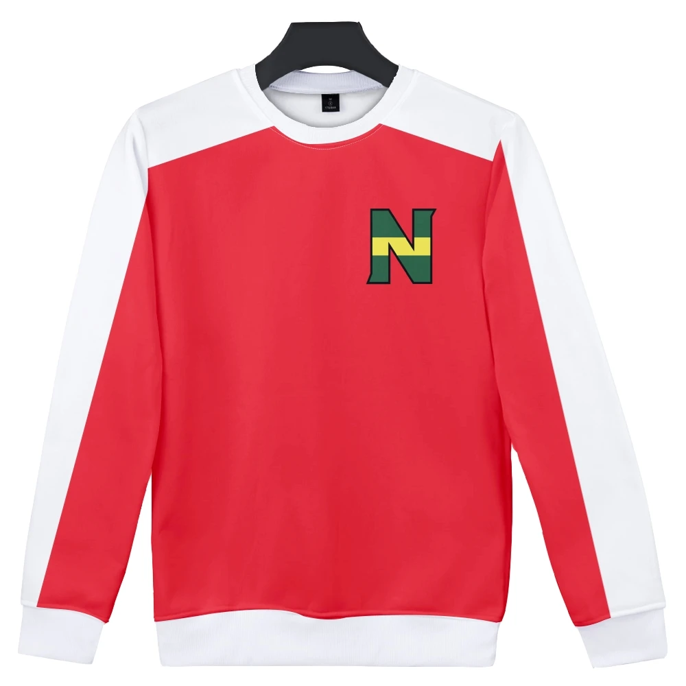 3D Print Anime Captain Tsubasa Ozora Tsubasa Kojiro Hyuga Costume Men Women Hoodie Pullover Hooded Jacket Soccer Jerseys Uniform