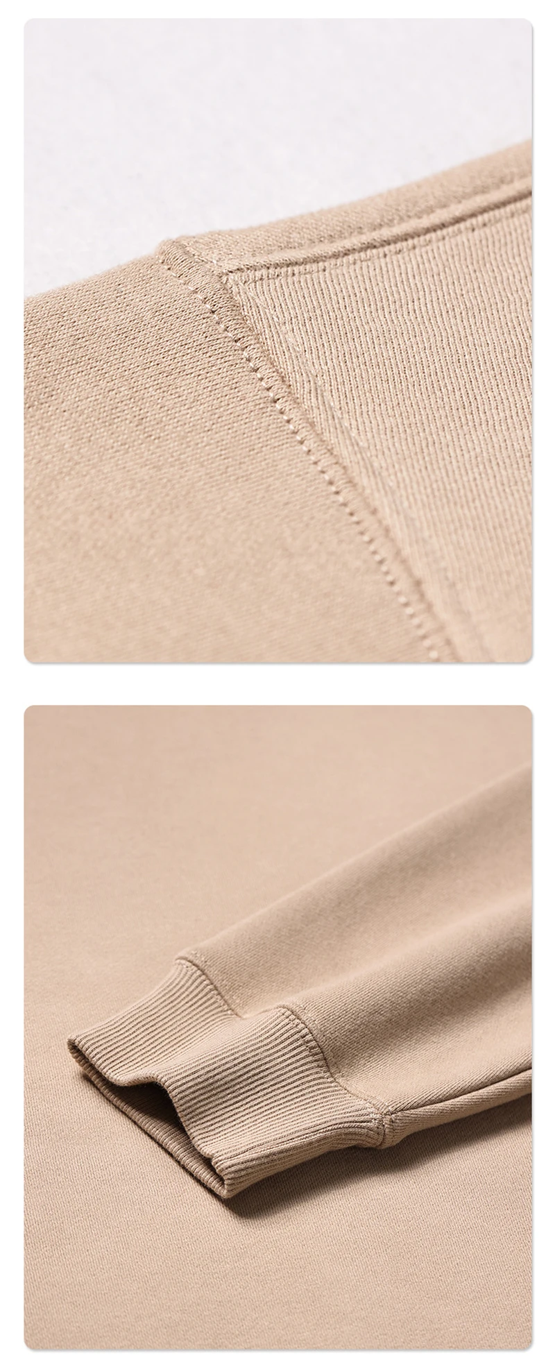 ZODF New 2025 Winter 350gsm Fleece Sweatshirts For Men Unisex Casual Loose Basic Solid O-Neck Thick Warm Pullovers HY0635