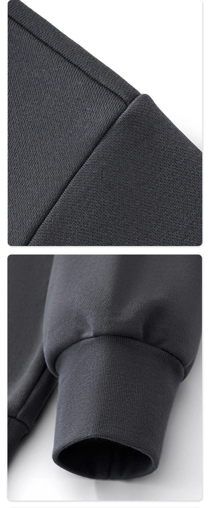 ZODF Fashion Winter Men 500gsm Fleece Hoodies Unisex Loose Fit Heavy Weight Thick Warm Hooded Pullovers Coats Streetwears HY0045