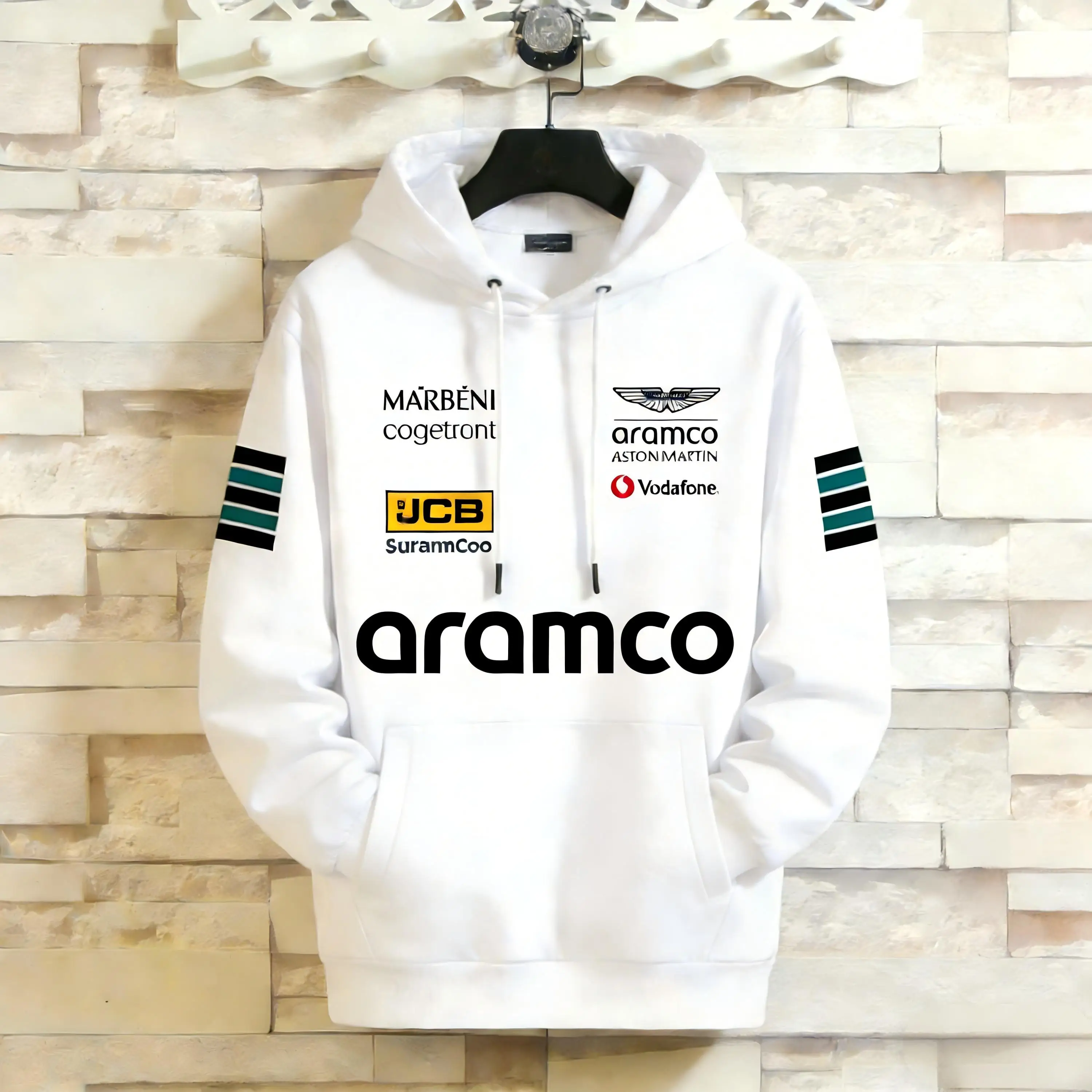 Aston Martin F1 Hoodie Men Women Soft Breathable Casual Street Style