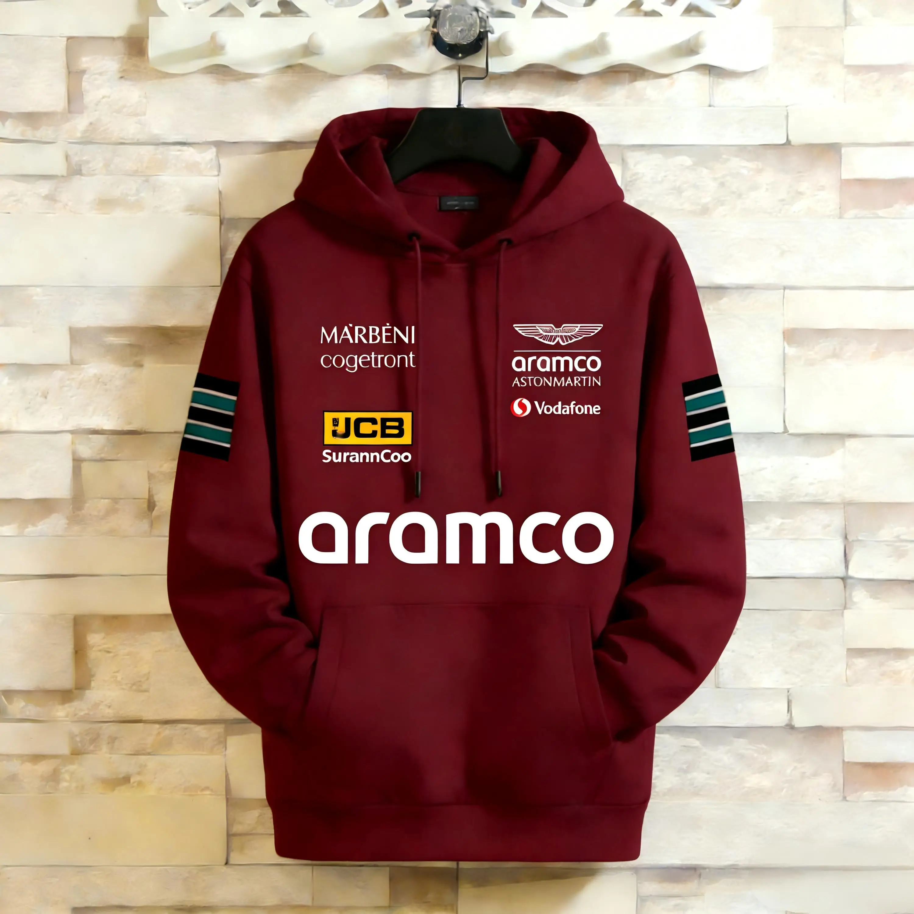 Aston Martin F1 Hoodie Men Women Soft Breathable Casual Street Style