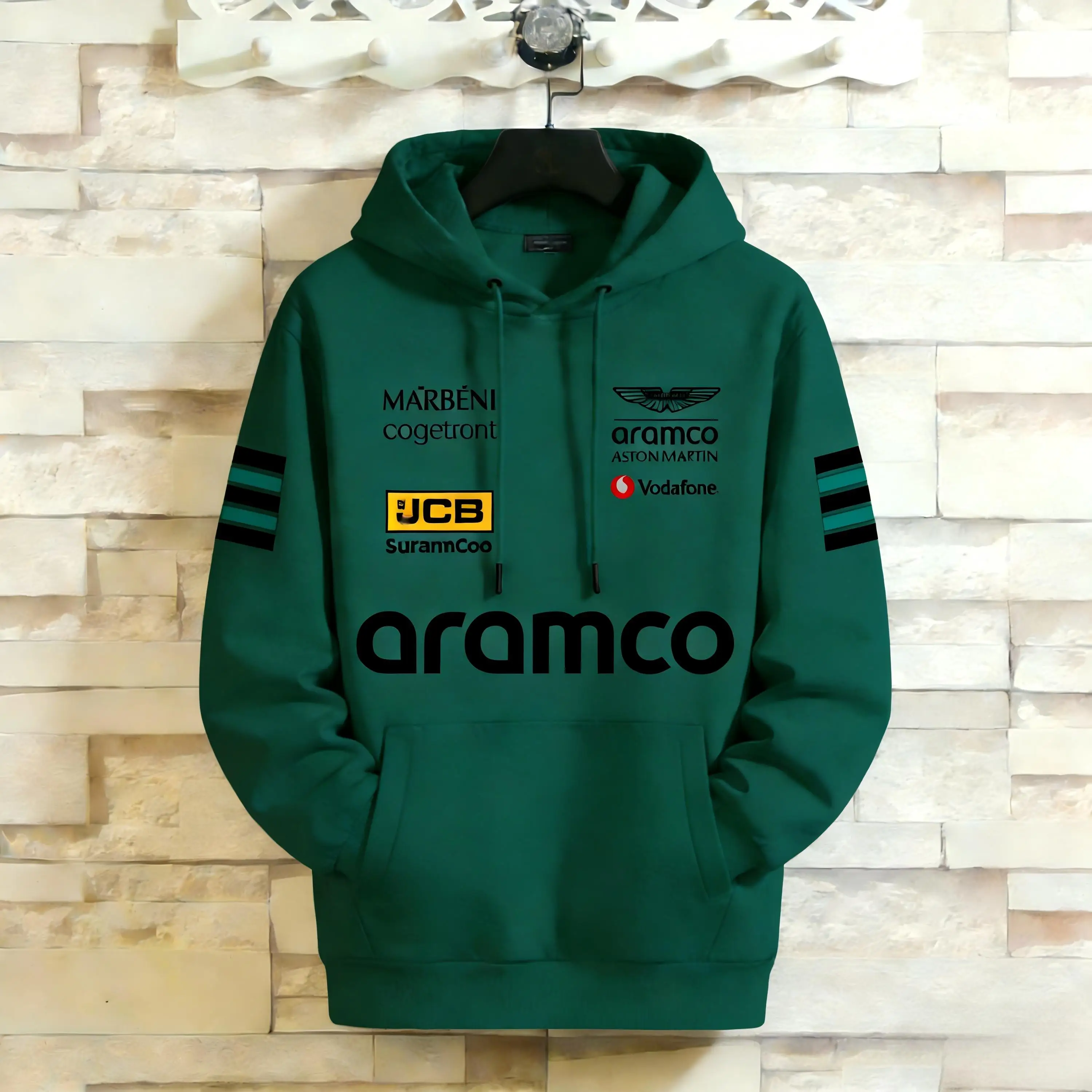 Aston Martin F1 Hoodie Men Women Soft Breathable Casual Street Style
